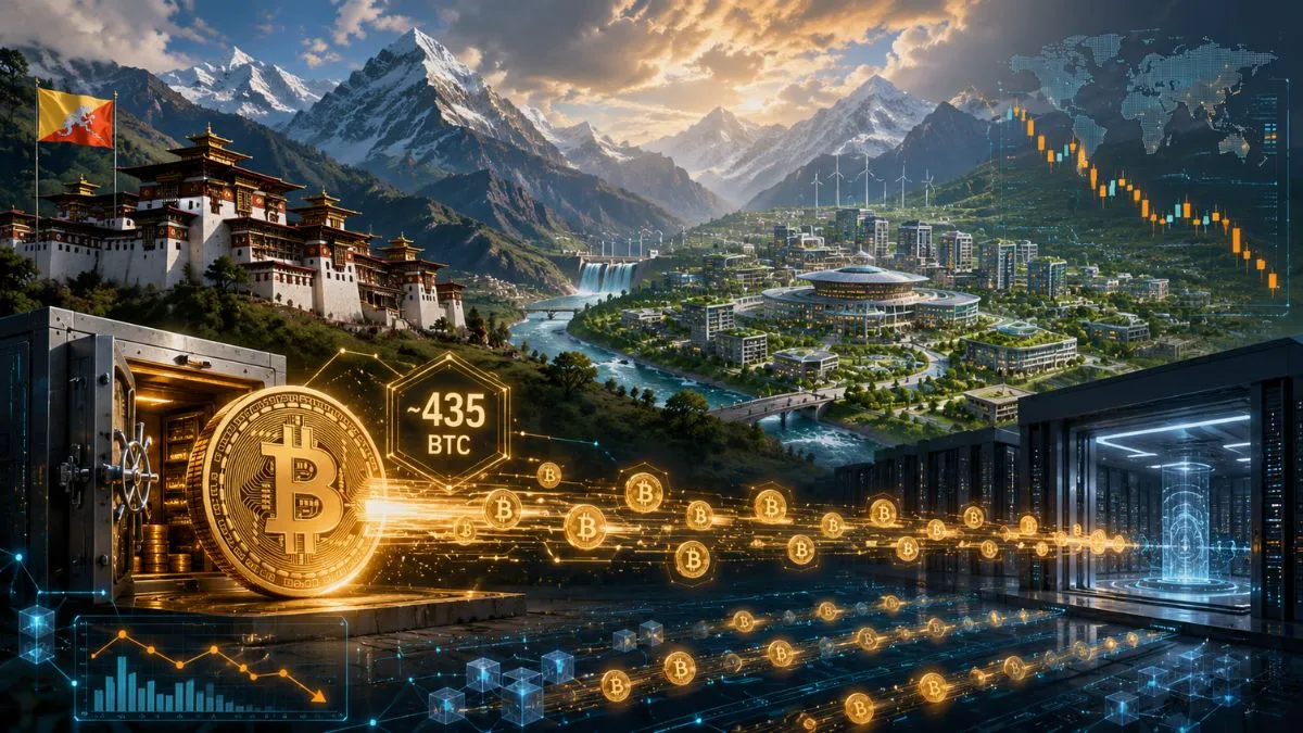 Bhutan's Bitcoin Sell-Off Continues: Another 435 BTC Hits Binance