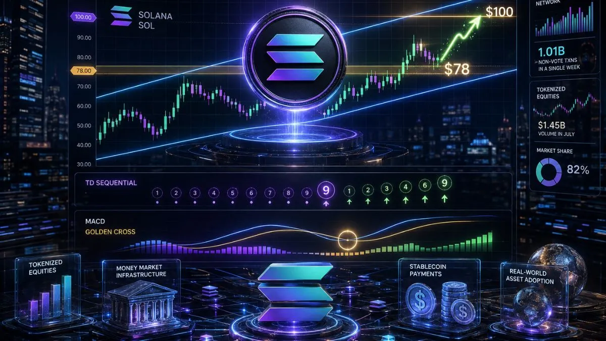 Solana Flashes Three Technical Buy Signals as Traders Eye the $100 Level